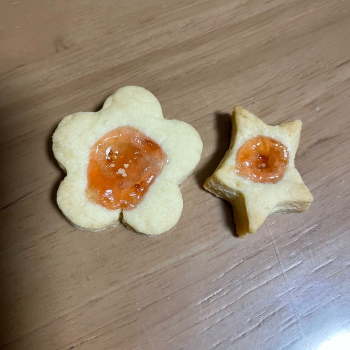 ジャムクッキー(花)
